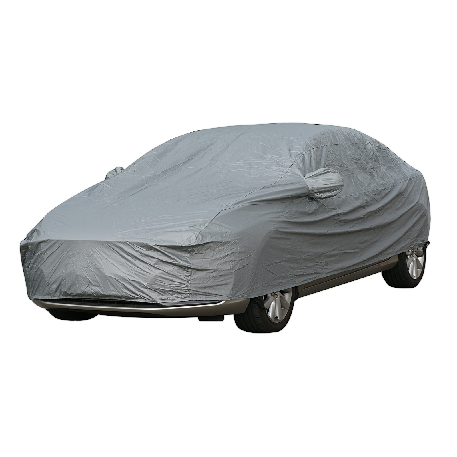 Heavy Duty Waterproof Large L 2 Layer Full Car Cover Breathable Protect