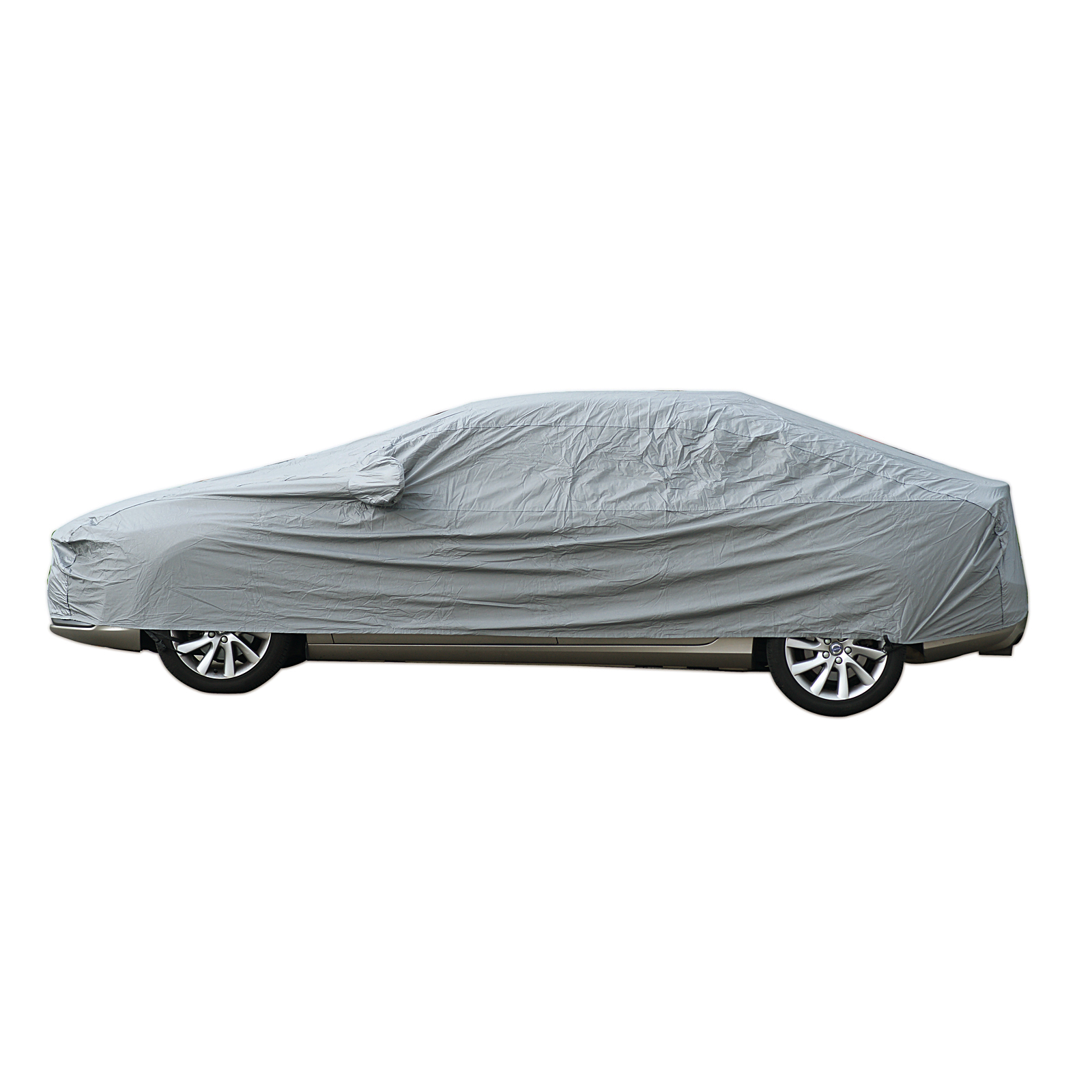 Heavy Duty Waterproof Large L 2 Layer Full Car Cover Breathable Protect